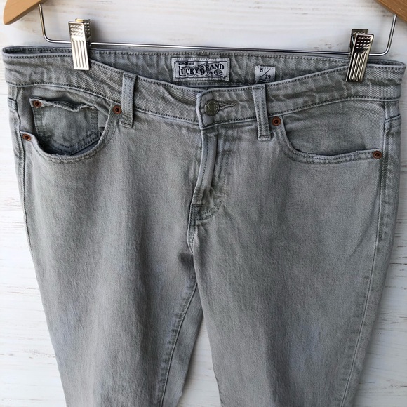 Lucky Brand jeans soft gray sweet and straight 29 - Picture 2 of 8